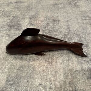 11” Hand Carved of Ironwood Dolphin 🐬